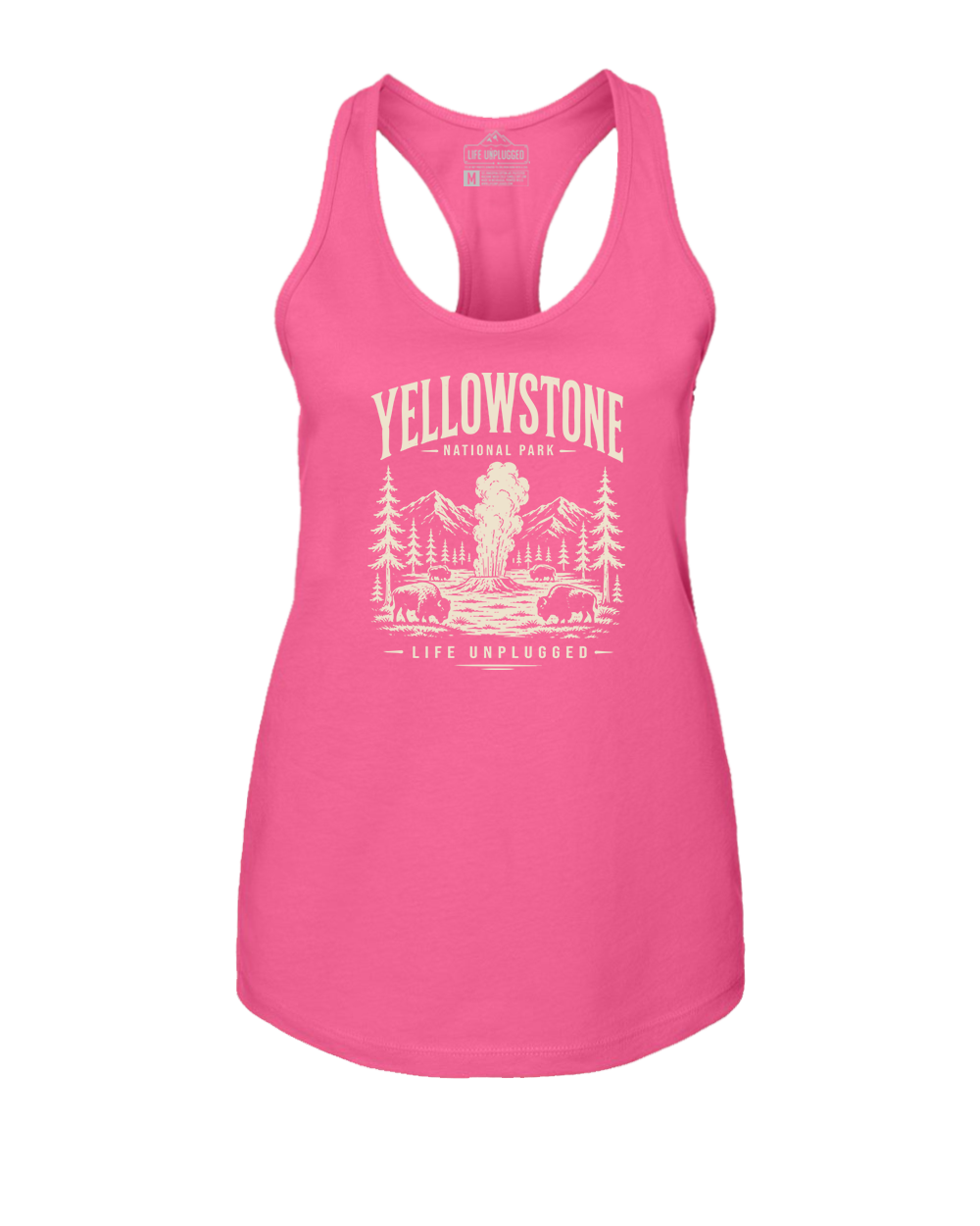 YELLOWSTONE NATIONAL PARK Women's Racerback Tank Top