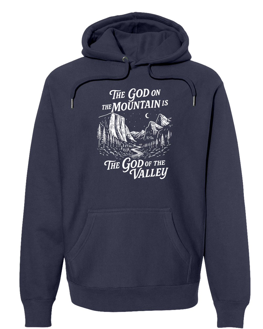GOD ON THE MOUNTAIN Super Heavyweight Hoodie