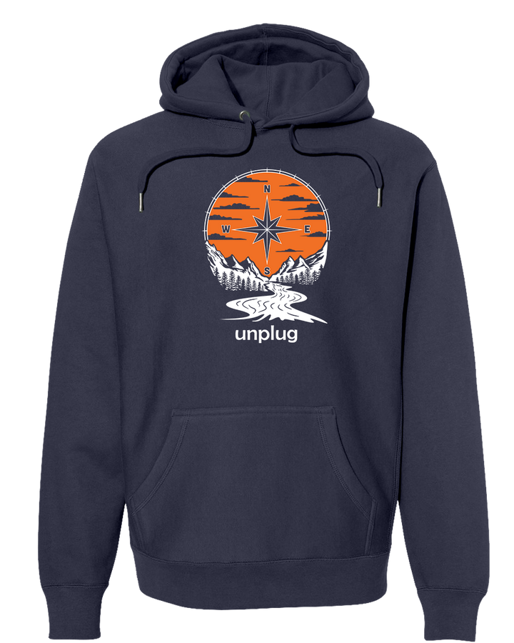 COMPASS SUNSET Super Heavyweight Hoodie