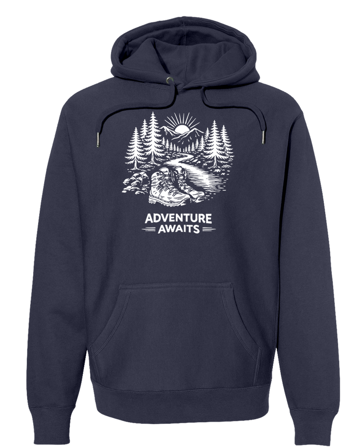 ADVENTURE AWAITS Super Heavyweight Hoodie