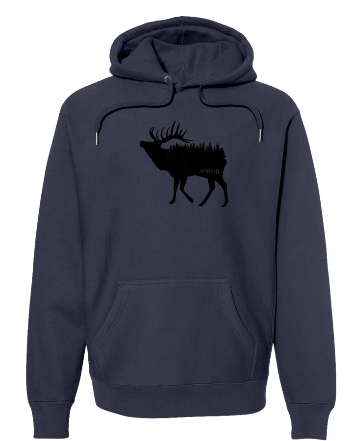 DEER IN THE TREES Super Heavyweight Hoodie