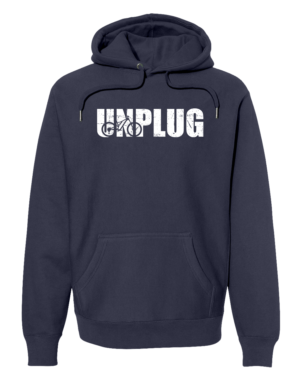 UNPLUG MOUNTAIN BIKE SILHOUETTE Super Heavyweight Hoodie