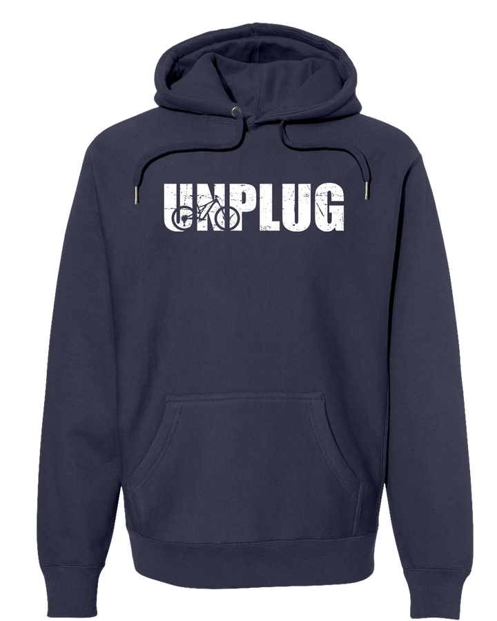UNPLUG MOUNTAIN BIKE SILHOUETTE Super Heavyweight Hoodie