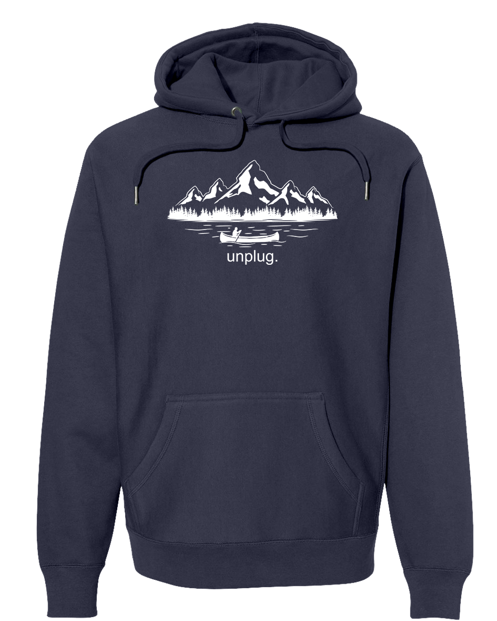 CANOEING IN THE MOUNTAINS Super Heavyweight Hoodie