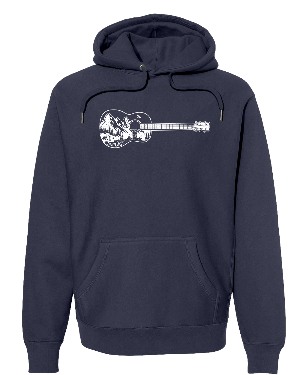 GUITAR MOUNTAIN SCENE Super Heavyweight Hoodie