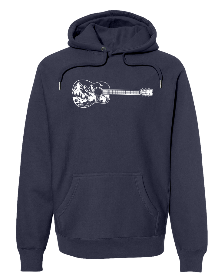 GUITAR MOUNTAIN SCENE Super Heavyweight Hoodie