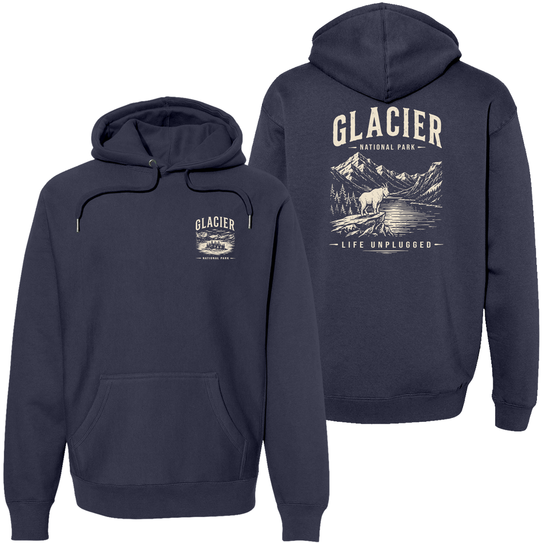 GLACIER NATIONAL PARK Super Heavyweight Hoodie