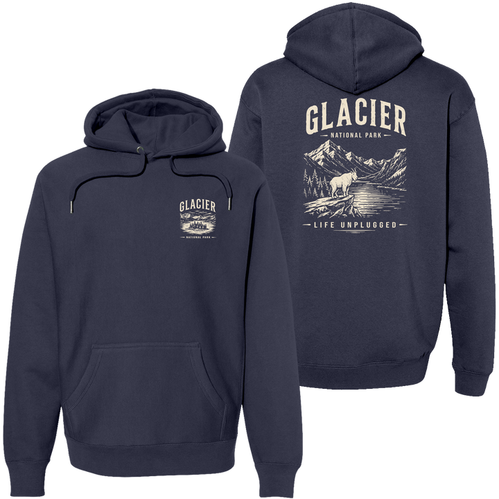 GLACIER NATIONAL PARK Super Heavyweight Hoodie