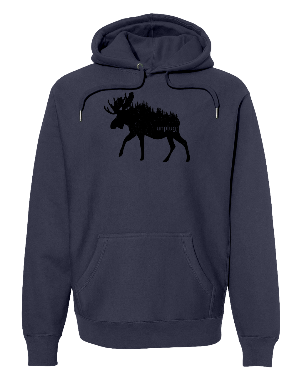 MOOSE IN THE TREES Super Heavyweight Hoodie