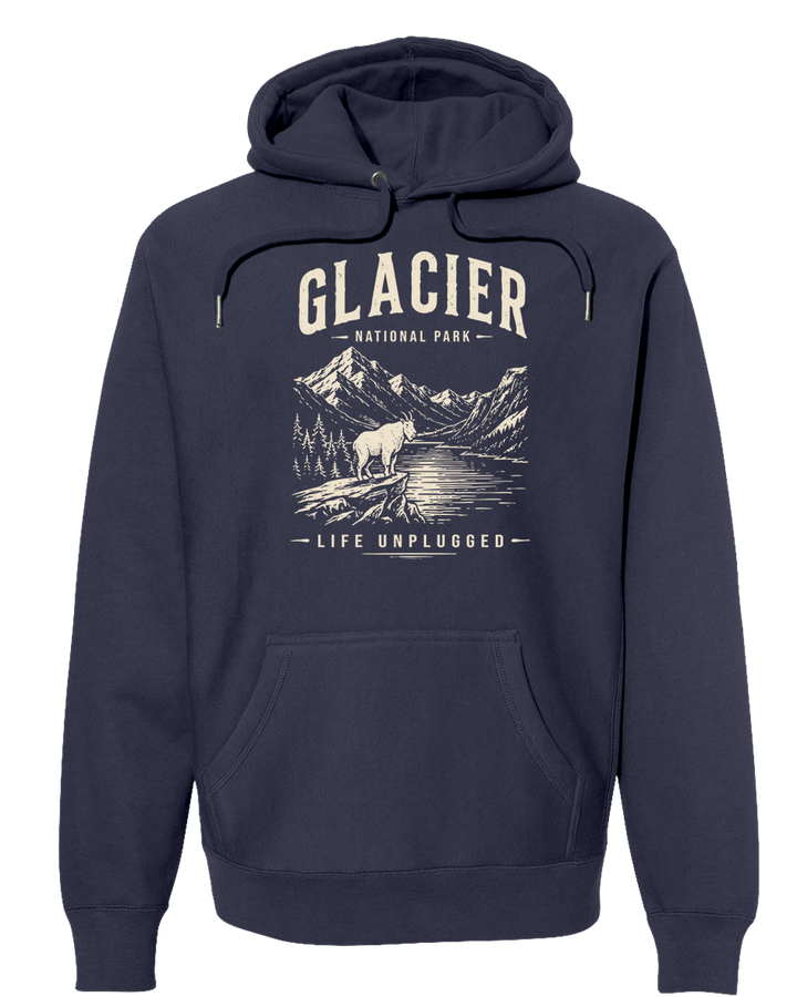 GLACIER NATIONAL PARK Super Heavyweight Hoodie