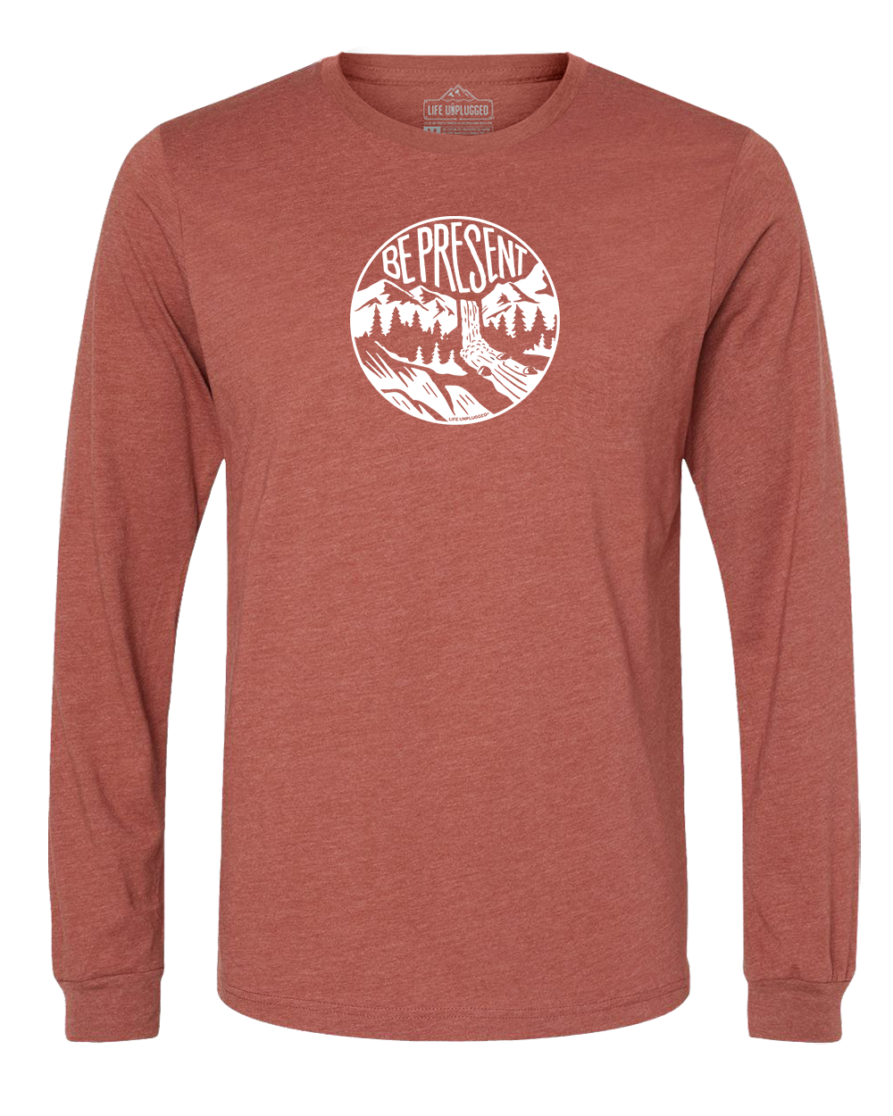 Be Present Waterfall Long Sleeve T-Shirt