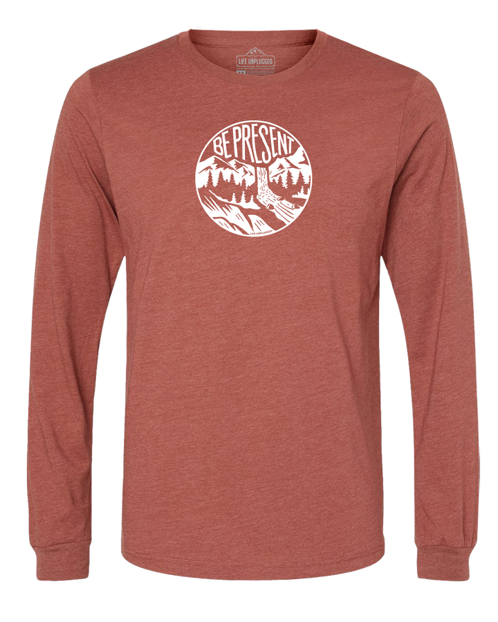 Be Present Waterfall Long Sleeve T-Shirt