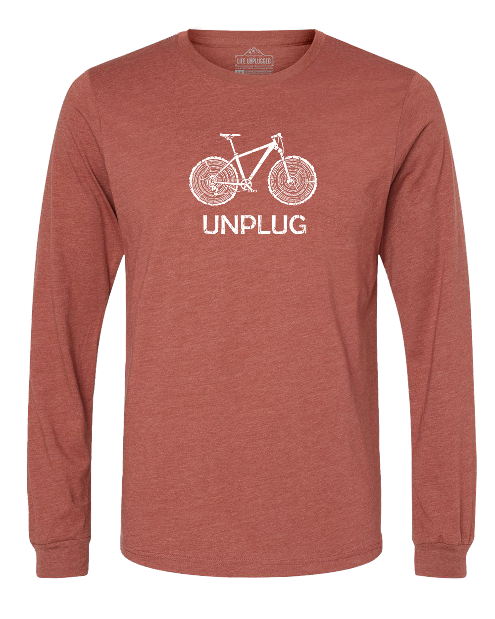 MOUNTAIN BIKE TREE STUMPS Long Sleeve T-Shirt