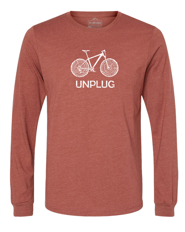 MOUNTAIN BIKE TREE STUMPS Long Sleeve T-Shirt