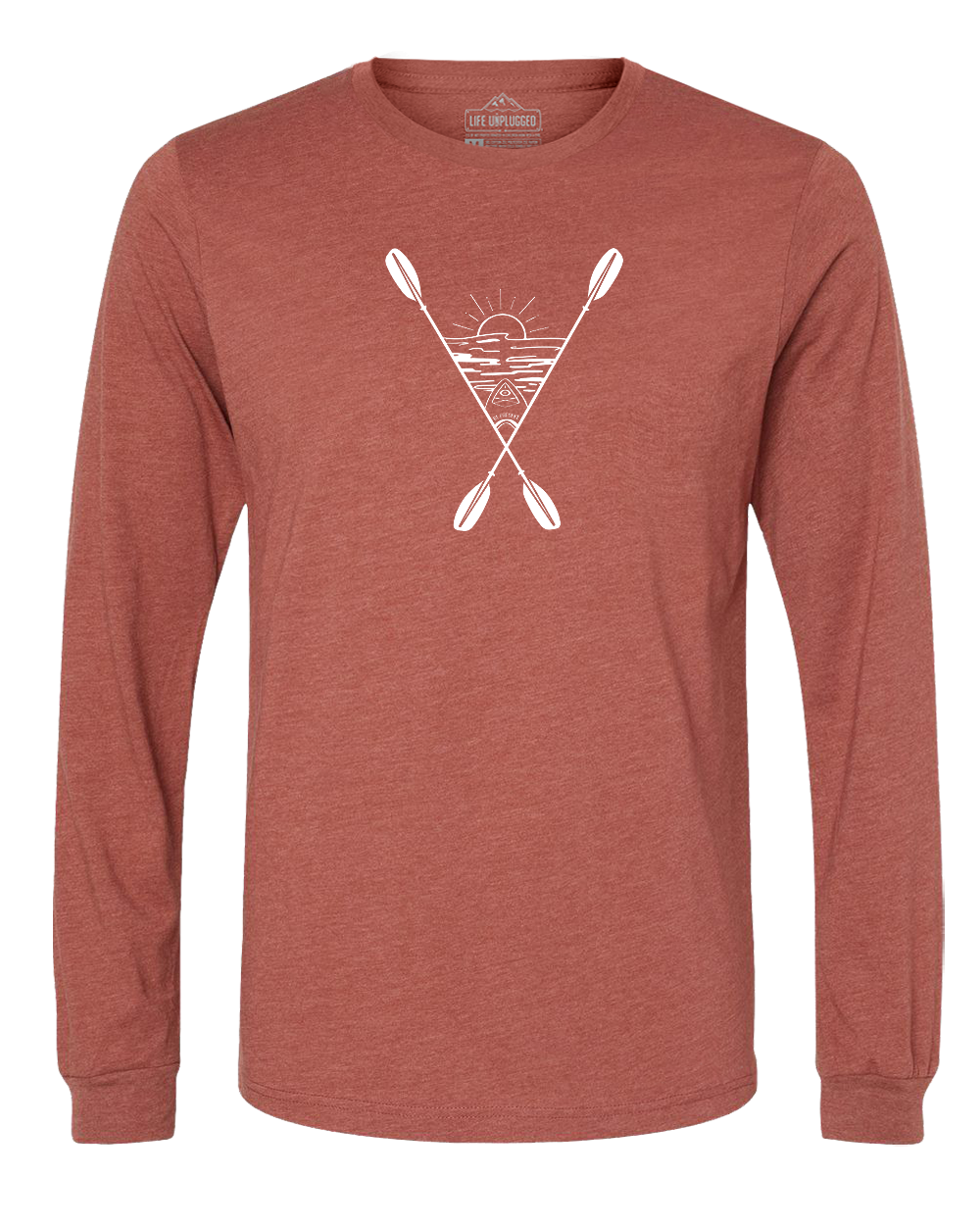 Kayaking Into The Sunset Long Sleeve T-Shirt