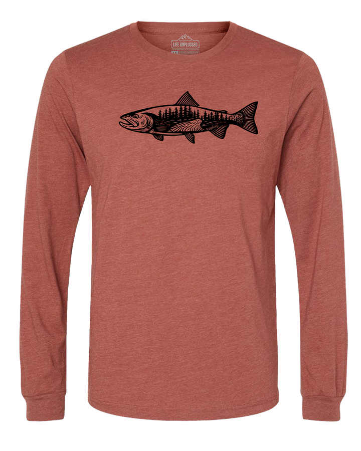 WOODLAND TROUT Long Sleeve T-Shirt