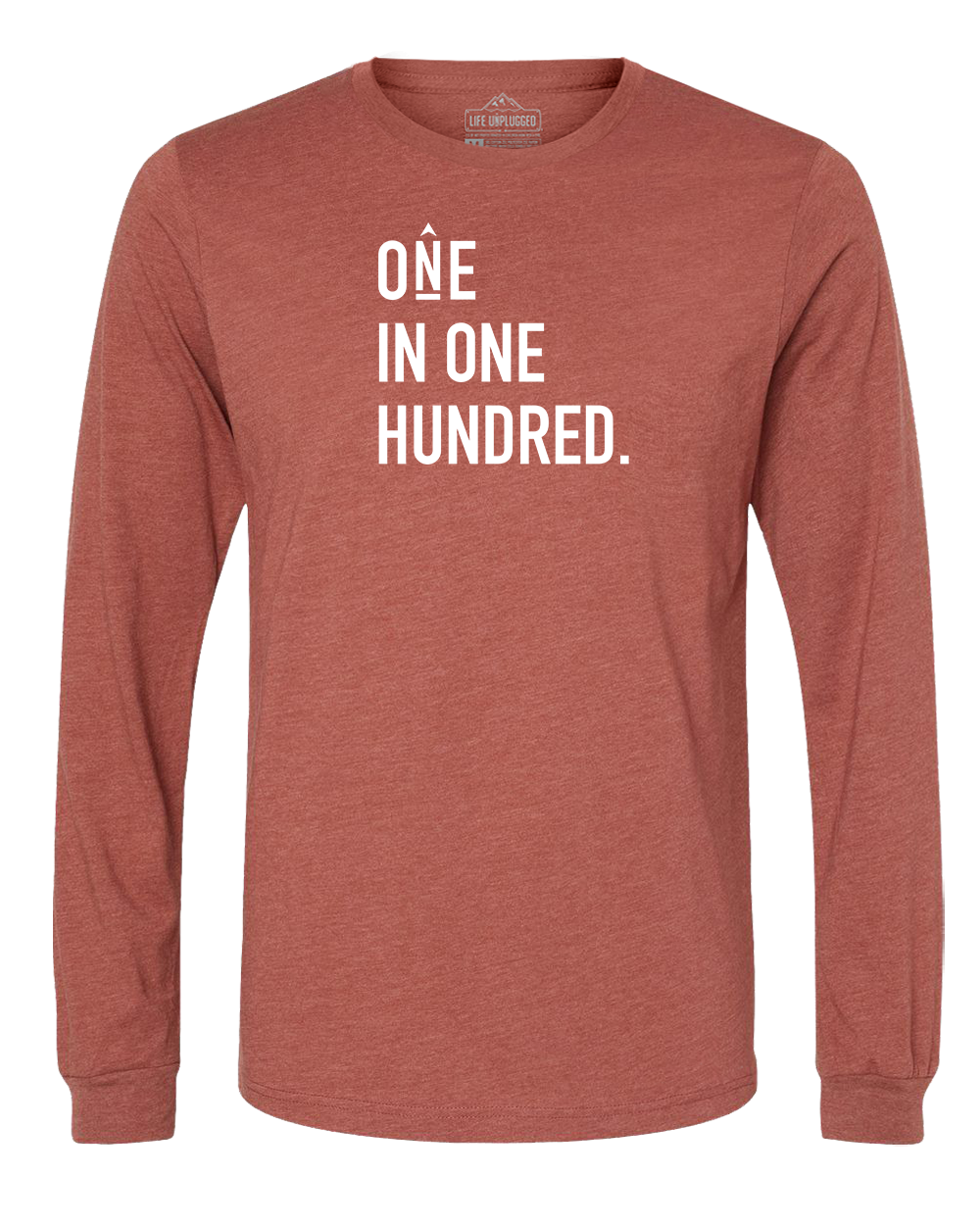 One in One Hundred Stacked Long Sleeve T-Shirt