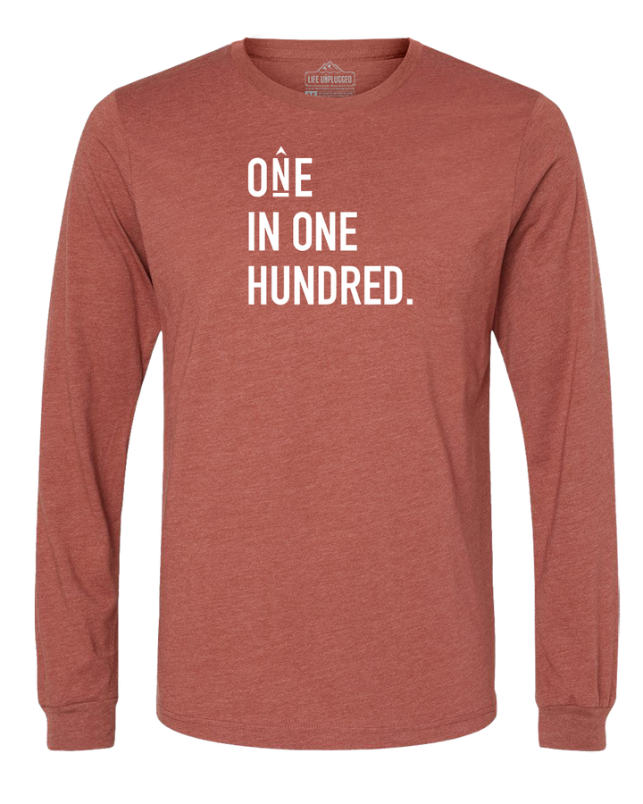 One in One Hundred Stacked Long Sleeve T-Shirt