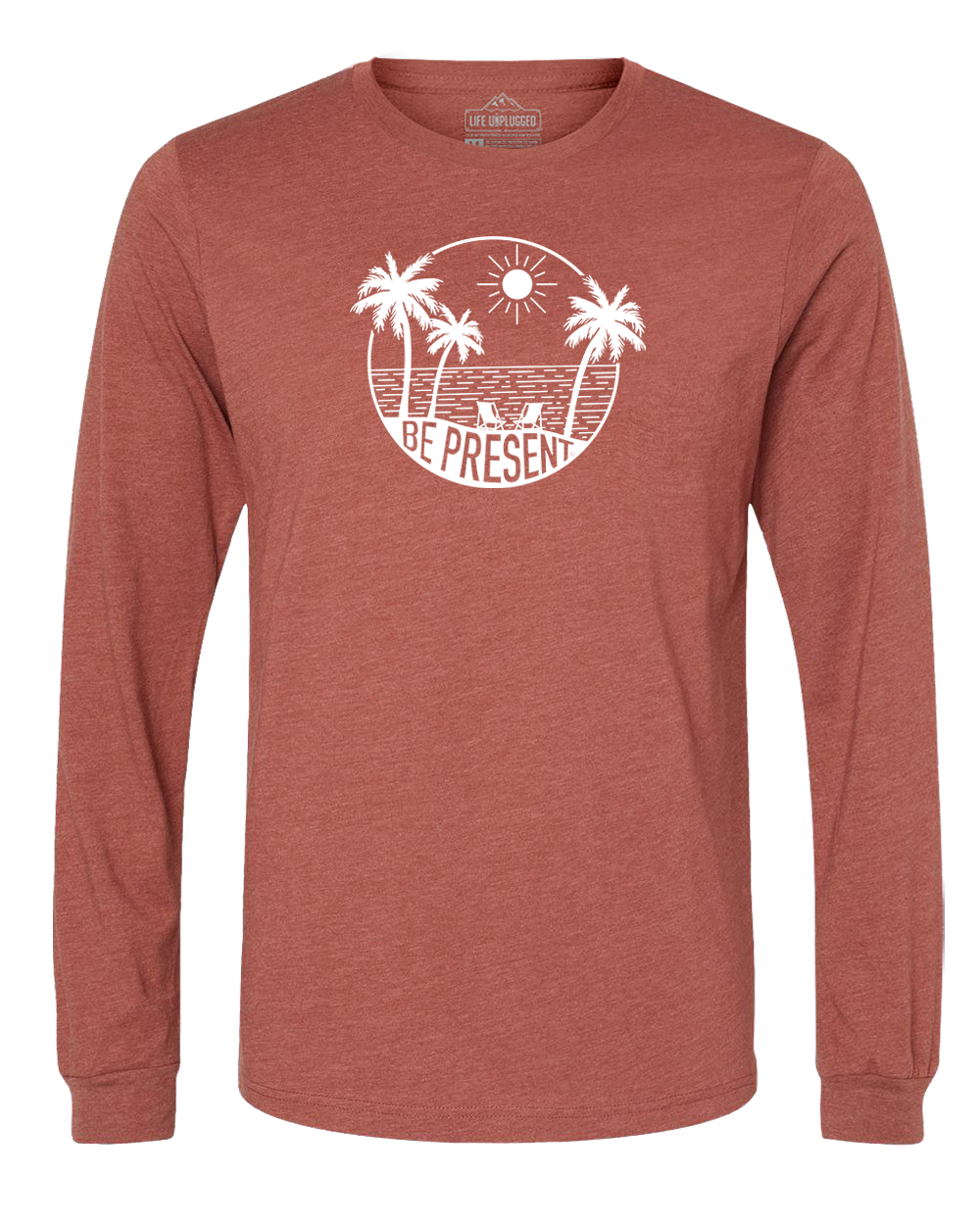 Be Present Beach Long Sleeve T-Shirt