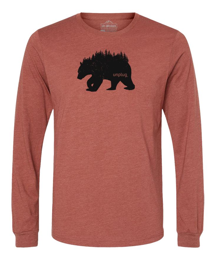 Bear In The Trees Long Sleeve T-Shirt