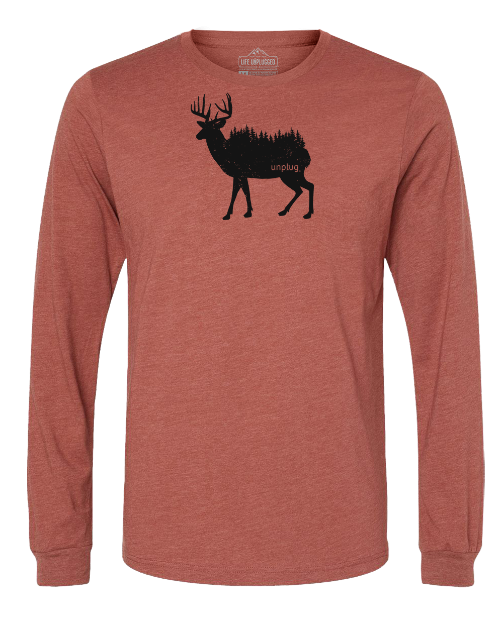 Deer In The Trees Long Sleeve T-Shirt