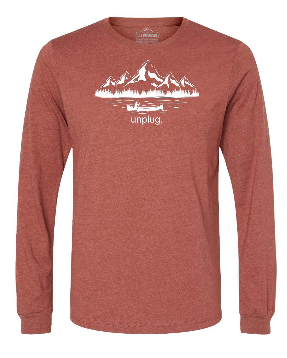 Canoeing in the Mountains Long Sleeve T-Shirt