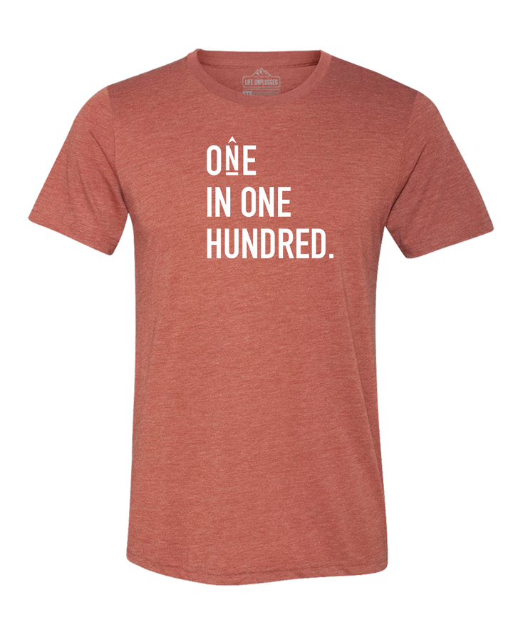 One in One Hundred Stacked Triblend T-Shirt