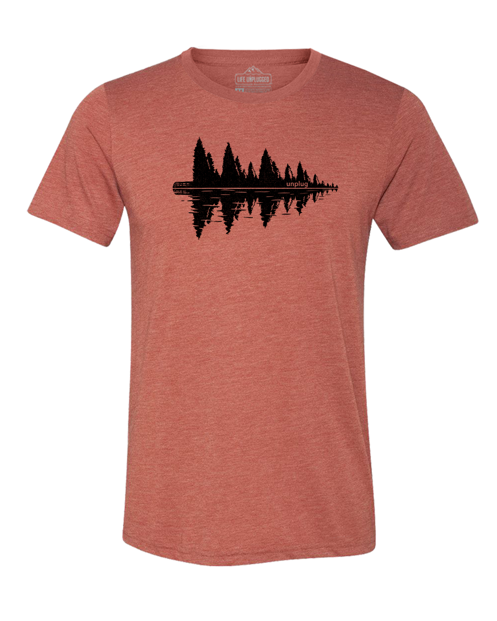 Lakeside Tree Reflection Triblend T-Shirt