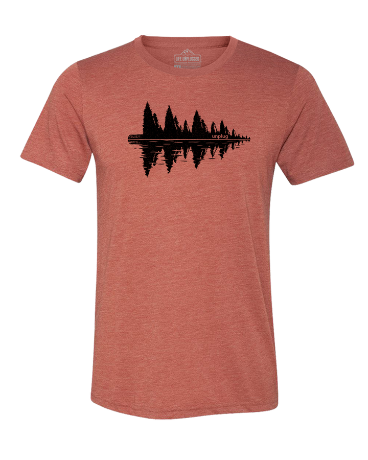 Lakeside Tree Reflection Triblend T-Shirt