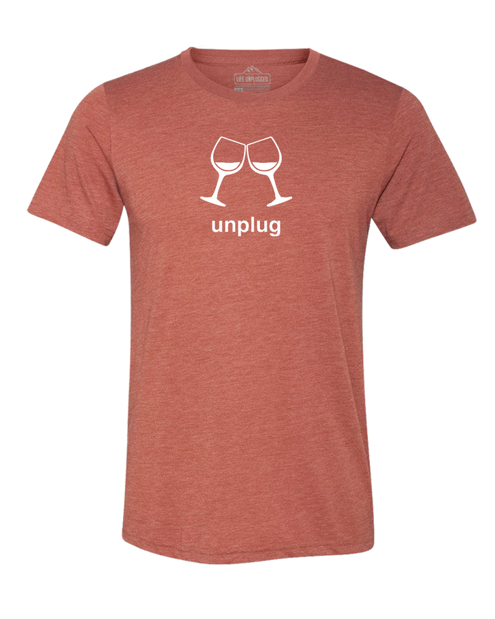 Wine Glass Triblend T-Shirt