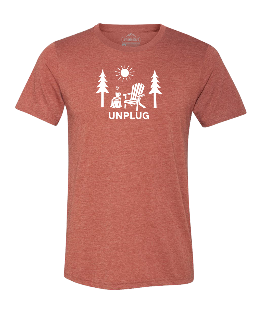 READING IN THE WOODS Triblend T-Shirt