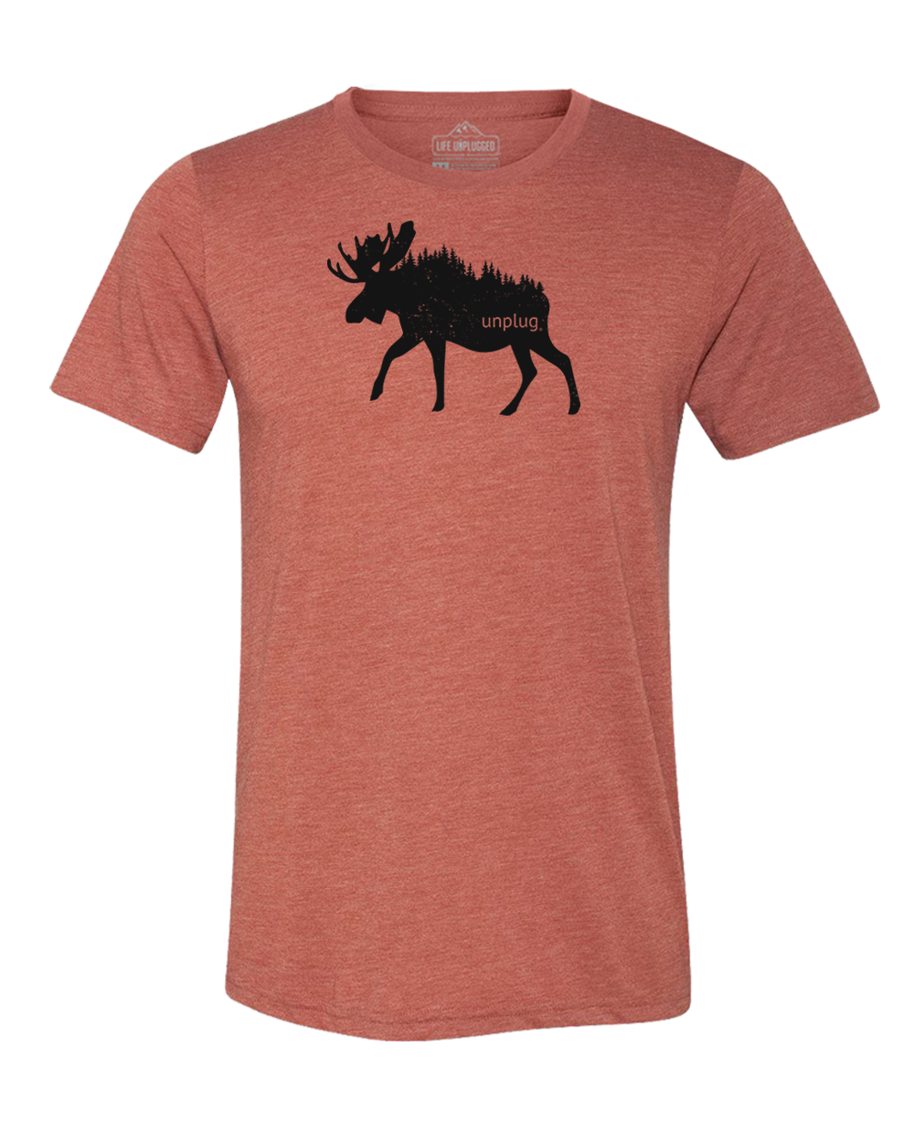 Moose In The Trees Triblend T-Shirt