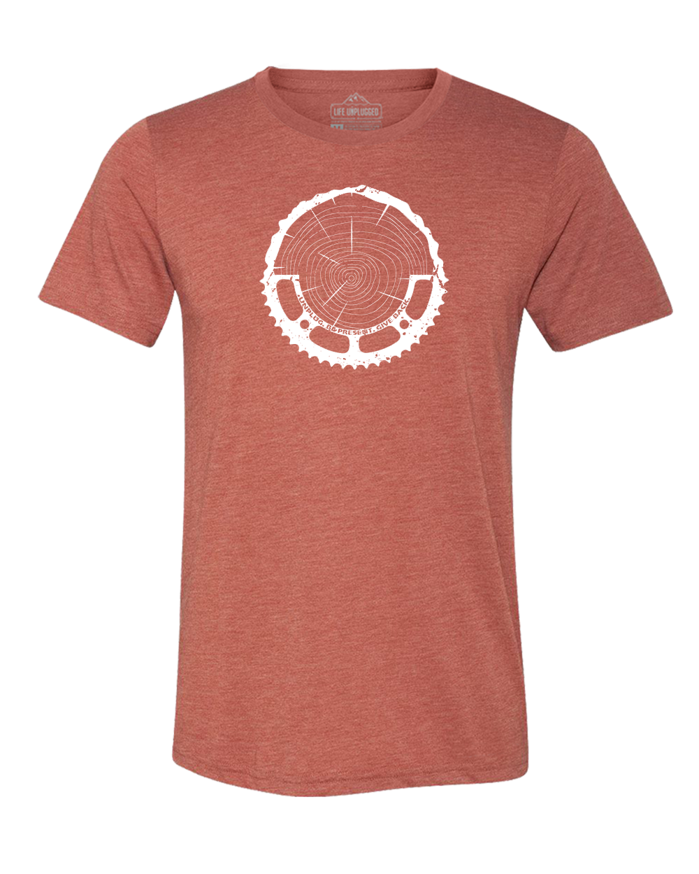 Tree Rings Chainring Triblend T-Shirt
