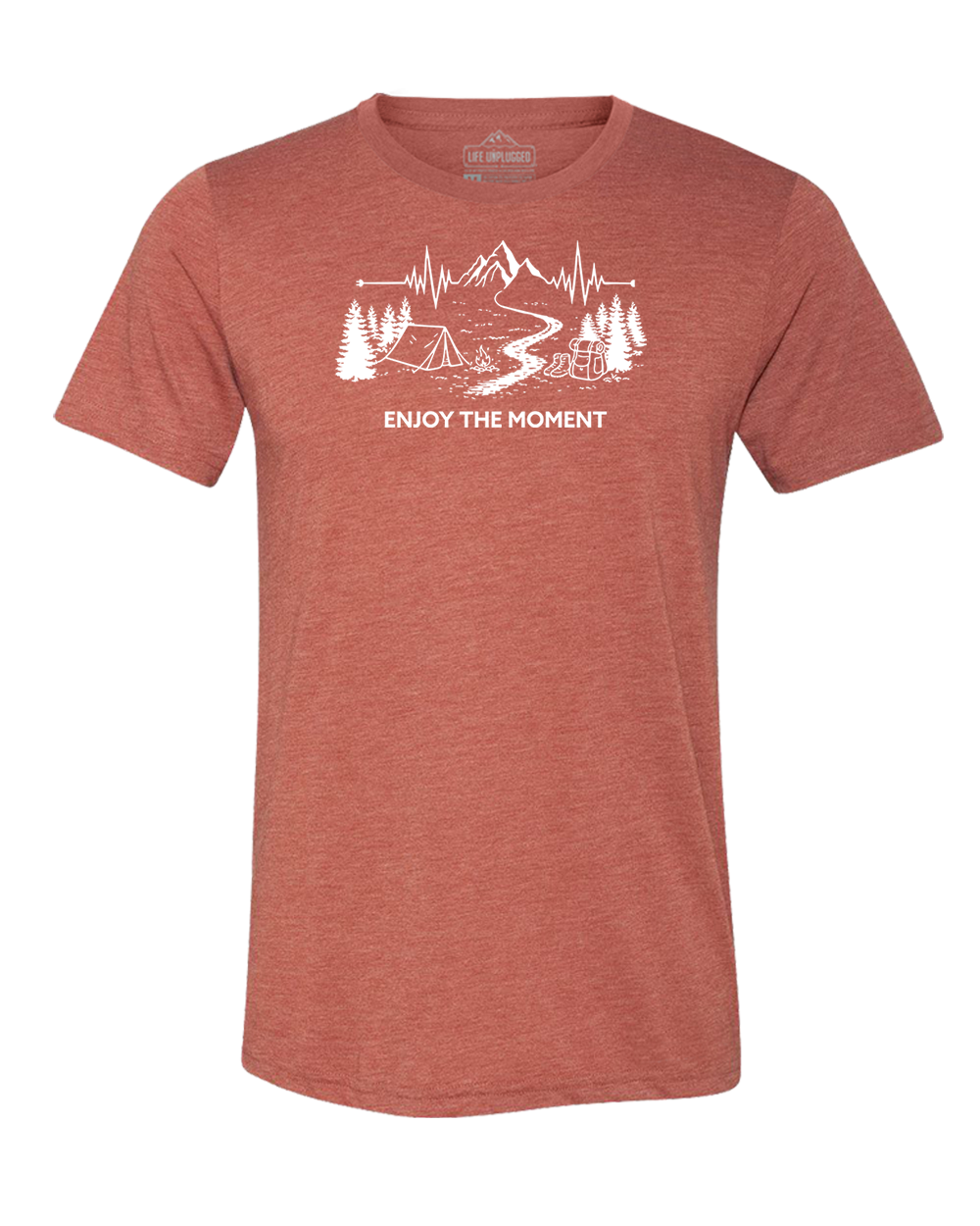 ENJOY THE MOMENT (MOUNTAIN SCENE) Triblend T-Shirt