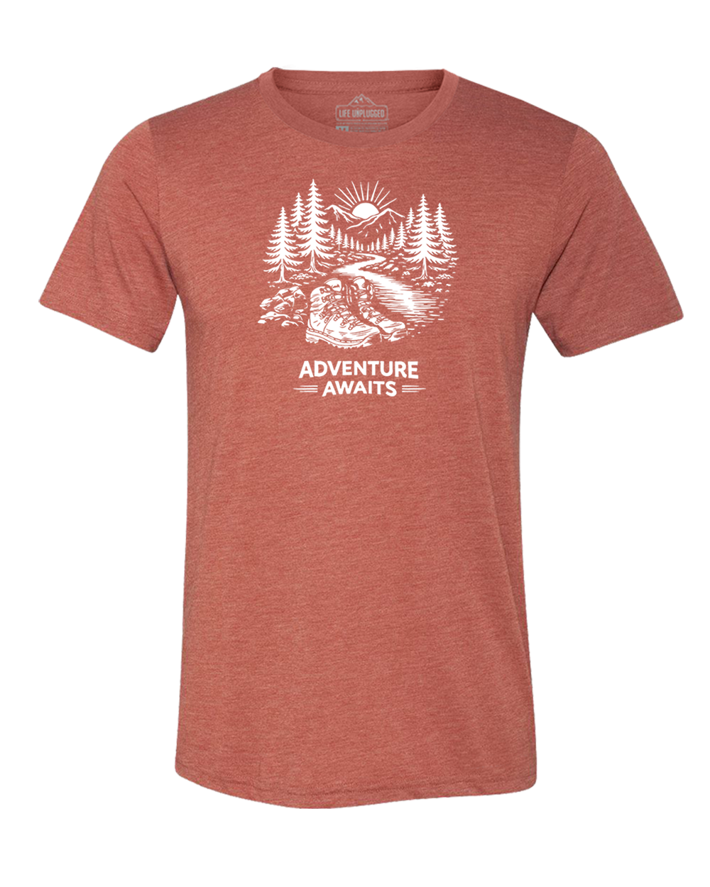 ADVENTURE AWAITS Triblend T-Shirt