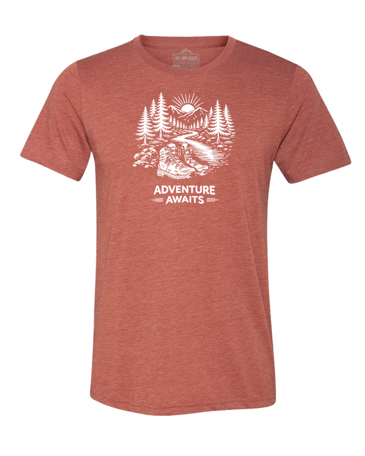 ADVENTURE AWAITS Triblend T-Shirt