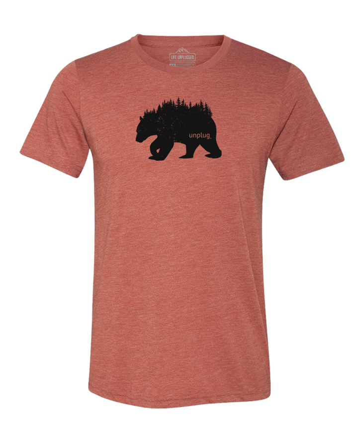 Bear In The Trees Triblend T-Shirt