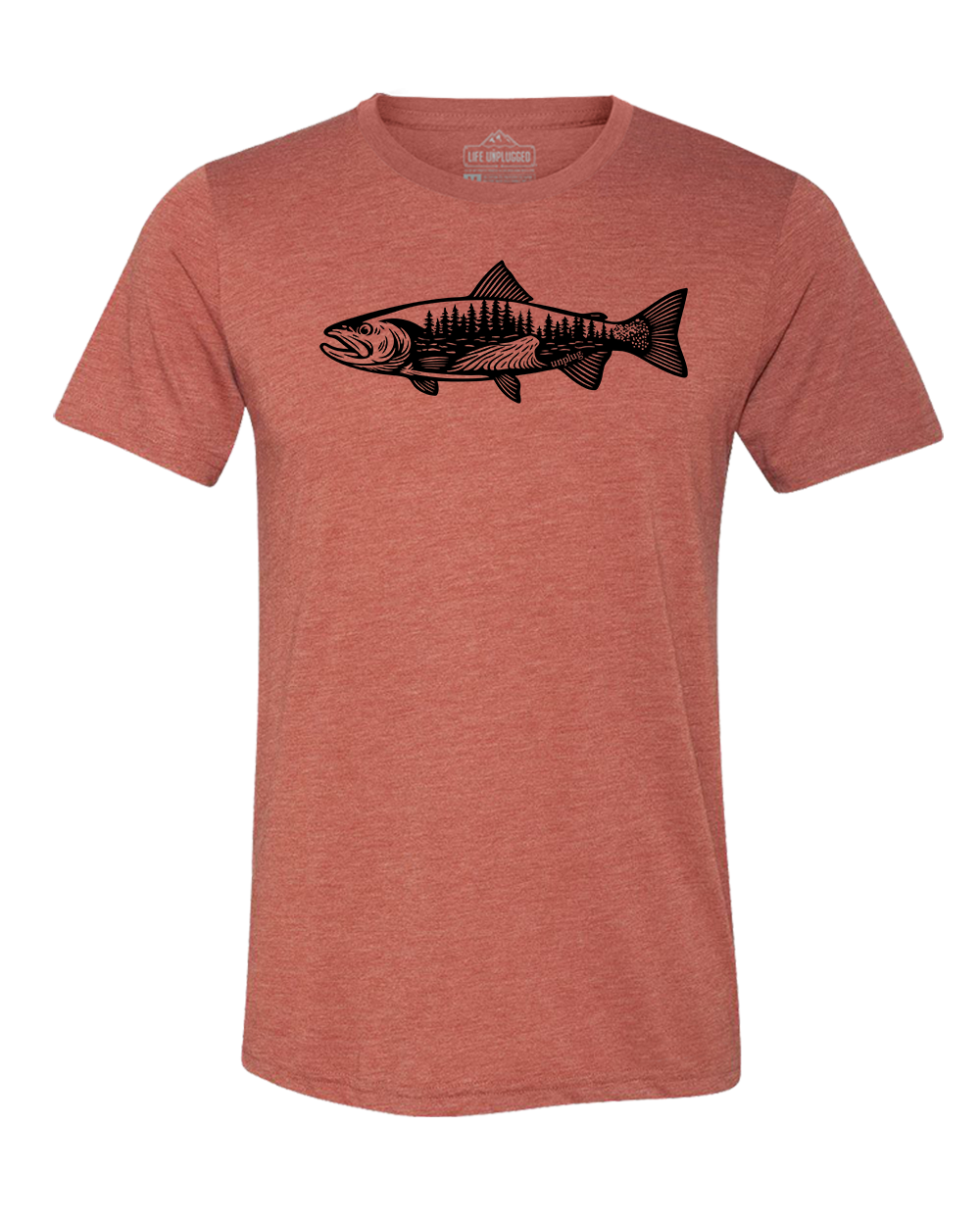 WOODLAND TROUT Triblend T-Shirt