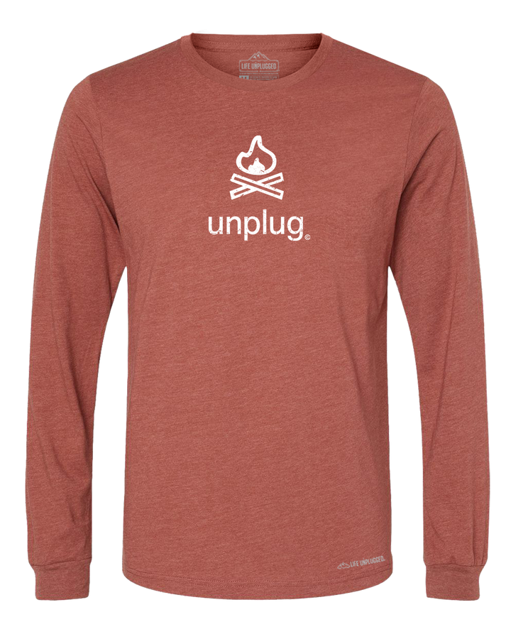 Campfire Premium Polyblend Long Sleeve T-Shirt - Life Unplugged