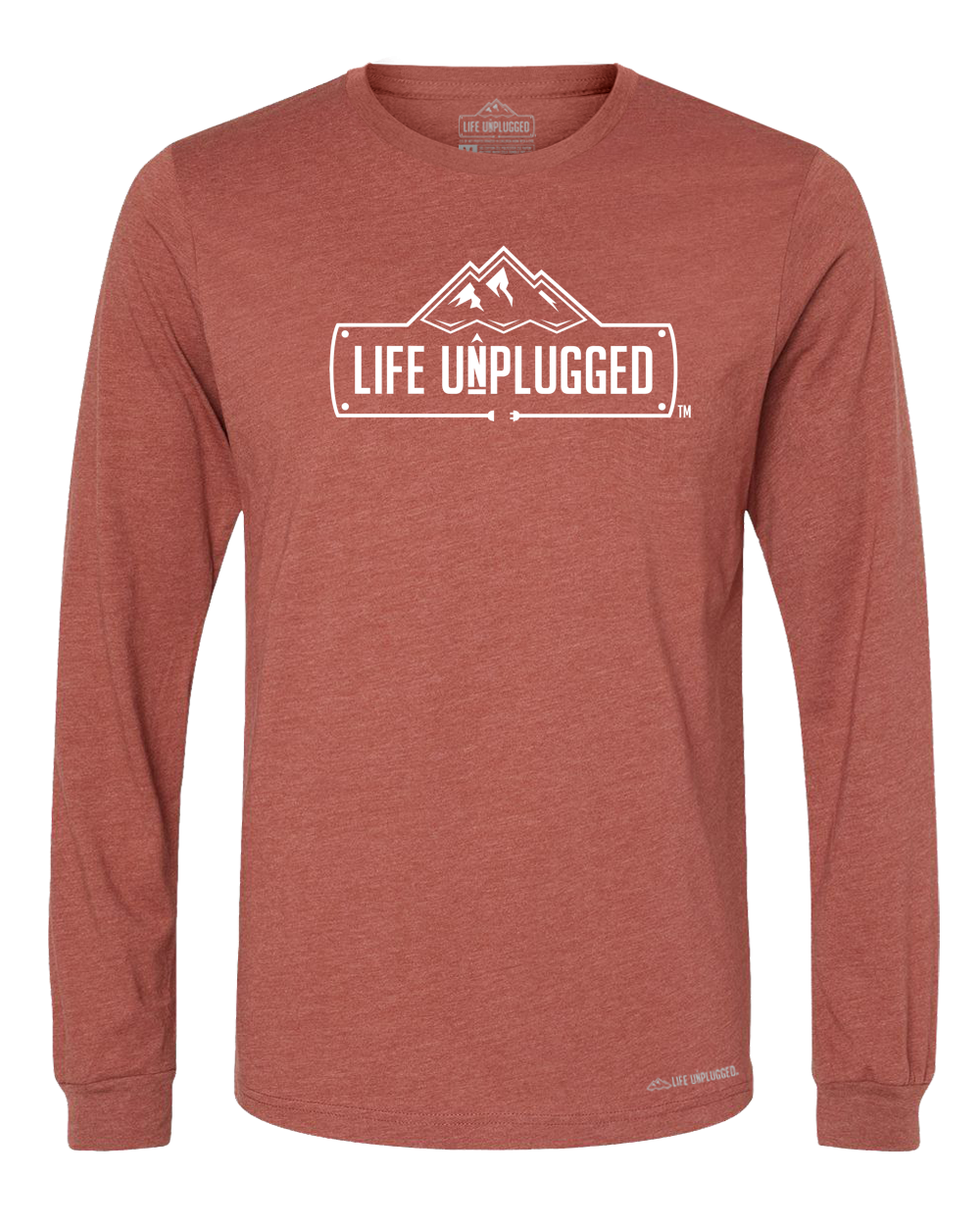 Life Unplugged Logo Premium Polyblend Long Sleeve T-Shirt - Life Unplugged