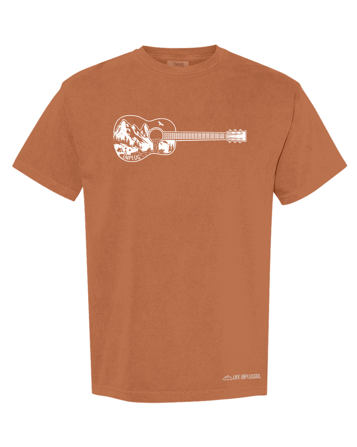 GUITAR MOUNTAIN SCENE Cotton T-Shirt powered by Comfort Colors®