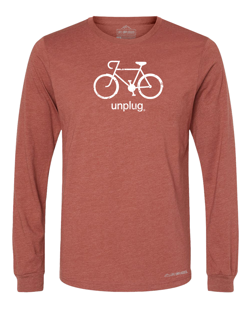 Road Bike Premium Polyblend Long Sleeve T-Shirt - Life Unplugged