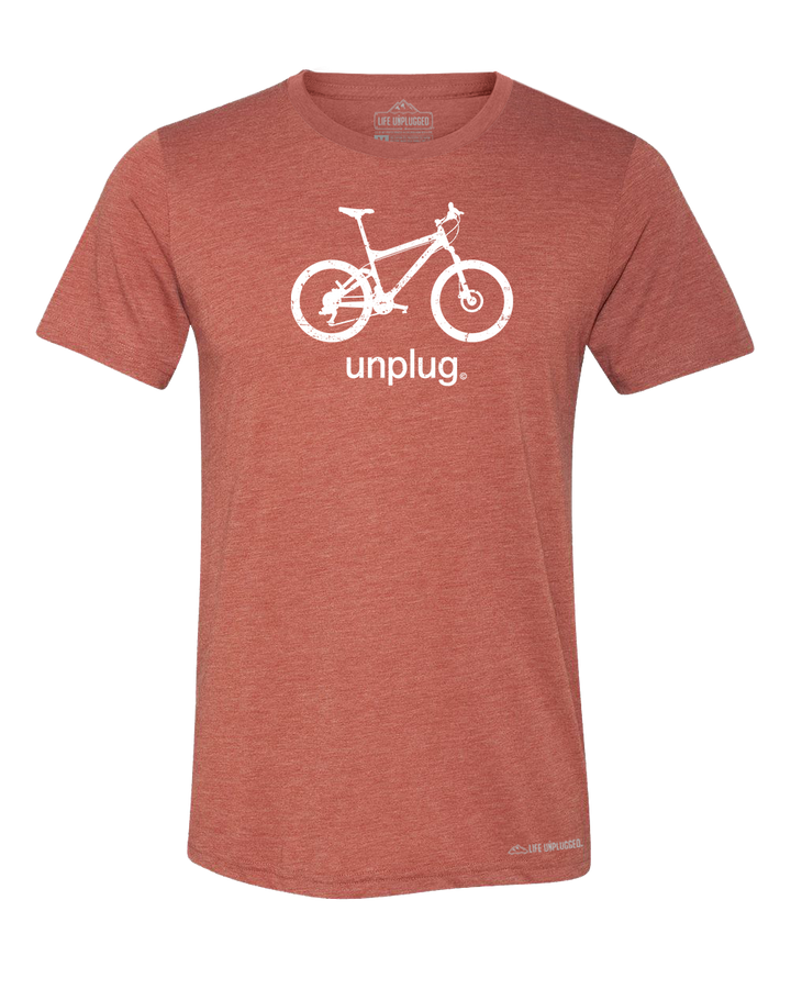 Mountain Bike Premium Triblend T-Shirt - Life Unplugged