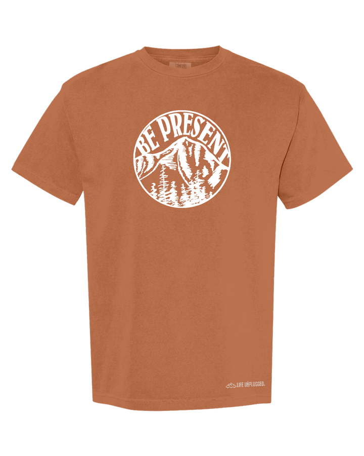 BE PRESENT MOUNTAIN Cotton T-Shirt powered by Comfort Colors®