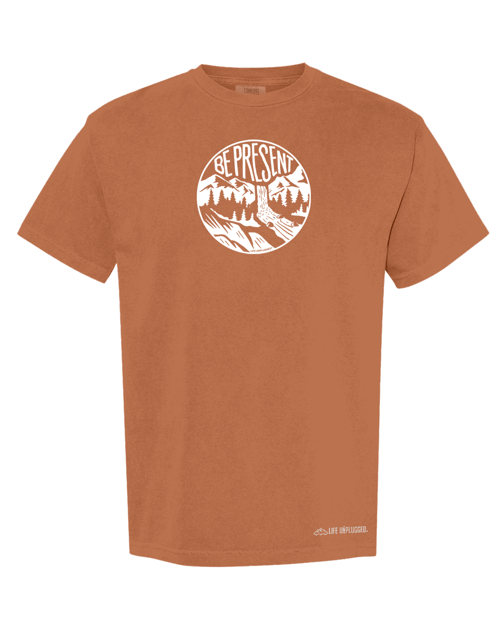 BE PRESENT WATERFALL Cotton T-Shirt powered by Comfort Colors®