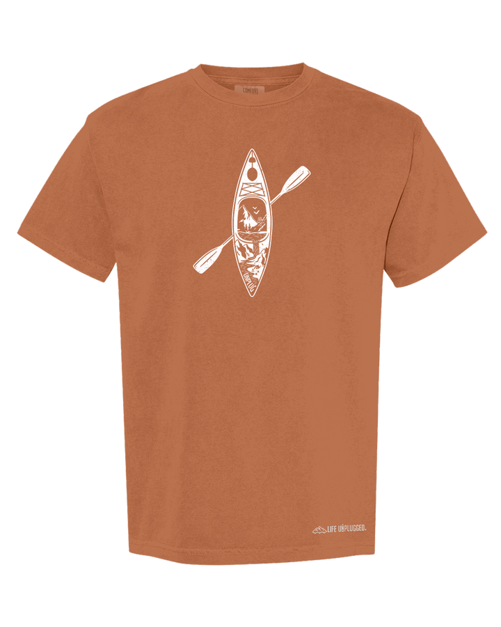 KAYAK MOUNTAIN SCENE Cotton T-Shirt powered by Comfort Colors®