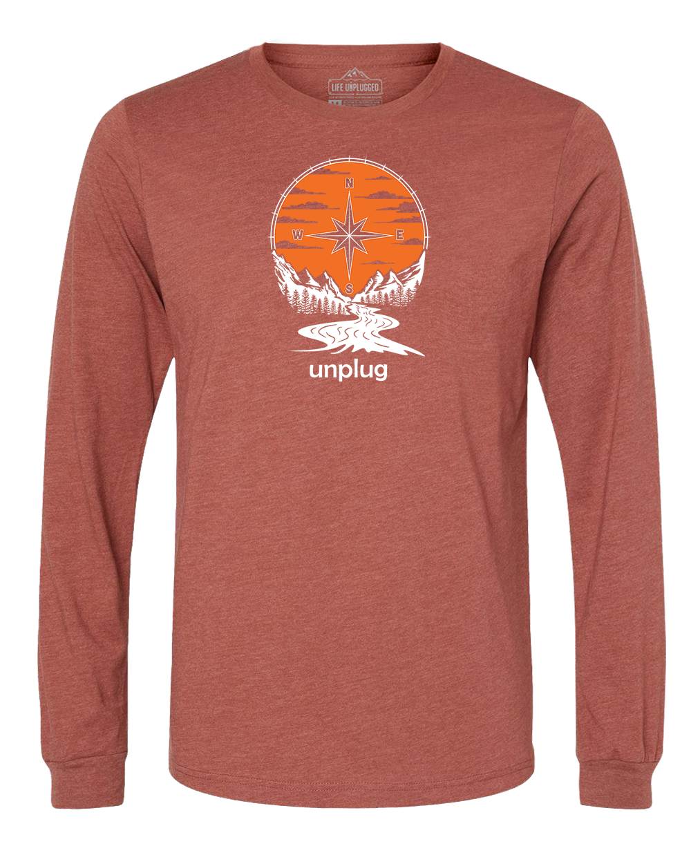 Compass Sunset Long Sleeve T-Shirt