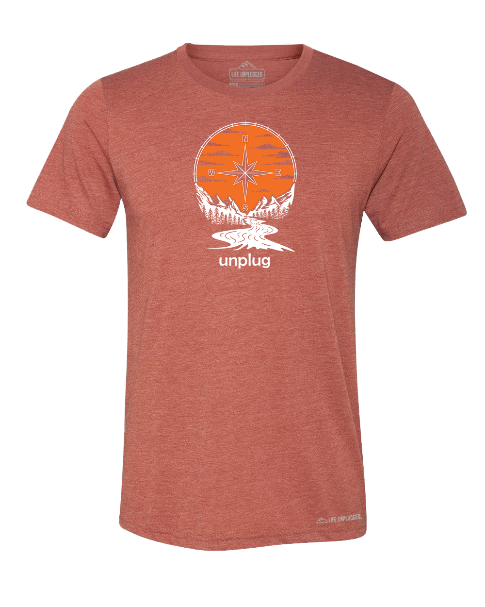 Compass Sunset Triblend T-Shirt