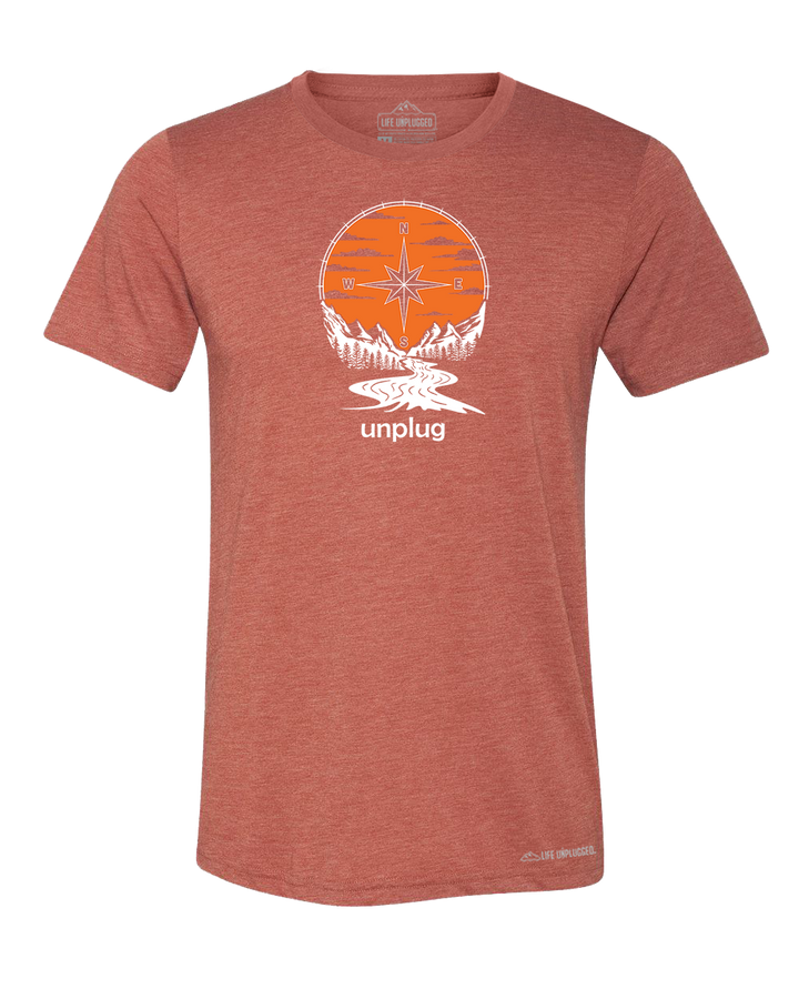 Compass Sunset Triblend T-Shirt