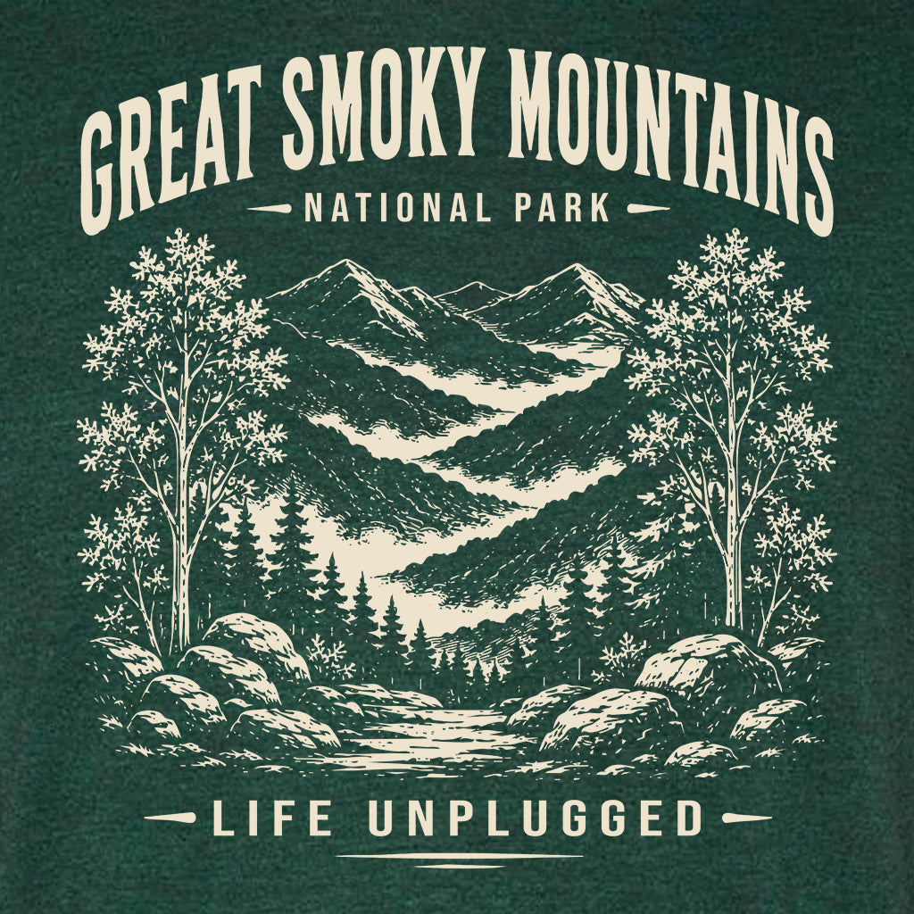 GREAT SMOKY MOUNTAIN NATIONAL PARK Triblend T-Shirt